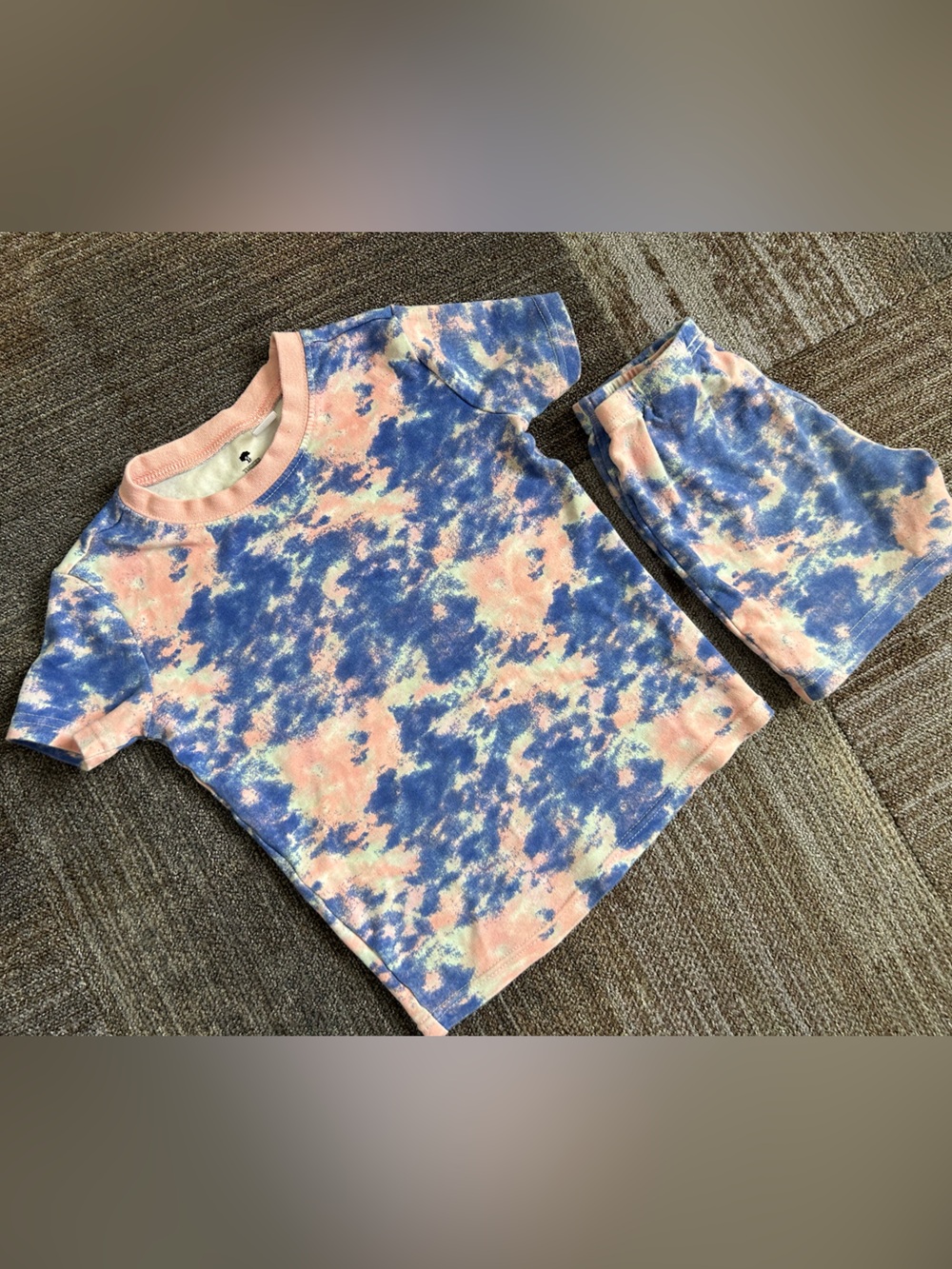 Tucker + Tate Kids Short Sleeve Tie-Dye Pj set